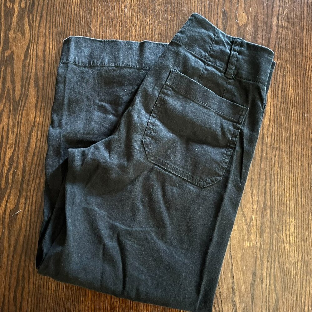 Colette Cropped Wide-Leg Pants by Maeve: Linen Edition, 25P